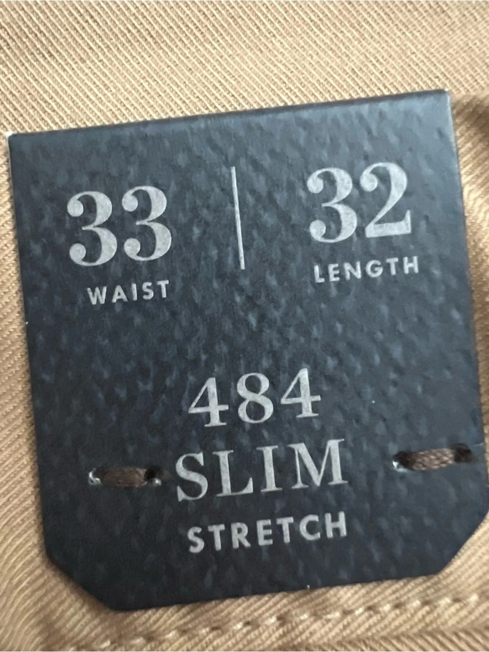 J.CREW 484 Slim-fit Performance Tapered Tech Pants Stretch Water-Resistant 33x32